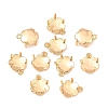 SHEGRACE Brass Rhinestone Claw Settings XGRQ6U528-924G-1