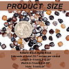 ARRICRAF Natural Black Agate Bead Strands G-AR0003-40-2