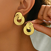 Elegant Stainless Steel Stud Earrings VF4299-5-6