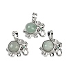 Natural Green Aventurine Pendants G-I374-A-P11-1