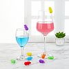  Silicone Wine Glass Charms AJEW-NB0002-06-3