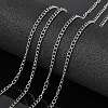 Non-Tarnish 304 Stainless Steel Curb Chains X-CHS-R005-100m-01-2