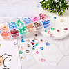 Craftdady 240Pcs 12 Color Transparent Glass Cabochons GGLA-CD0001-10-6