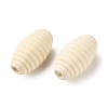 Spray Painted Wooden European Beads WOOD-A029-04D-2