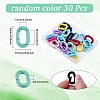 30Pcs Spray Painted Alloy Spring Gate Rings FIND-SP0001-15-2