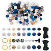 DIY Beaded Keychain Bracelet Making Kit DIY-TA0004-23-39