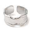 Non-Tarnish 304 Stainless Steel Open Cuff Rings RJEW-K245-63P-1