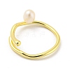 Brass Open Cuff Rings RJEW-H220-36G-3