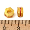 Brass Enamel Beads KK-P277-44G-02-2