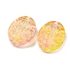 555Pcs Transparent Two Tone Acrylic Beads MACR-K359-25A-2