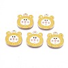 Alloy Enamel Pendants ENAM-N054-74E-1
