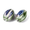 Vintage Handmade Porcelain Beads PORC-Q006-10H-2