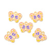 Light Gold Plated Alloy Pendants ENAM-T016-40LG-3