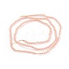 Transparent Glass Beads Strands GLAA-F094-A18-2