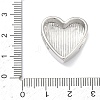 Heart Brass Slide Charms KK-P349-18B-P-3