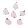 Alloy Glass Pendants GLAA-P080-04G-06-1