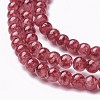 Spray Painted Glass Beads Strands GLAA-A038-A-62-3