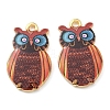 Printed Alloy Pendants ENAM-D051-16G-03-2