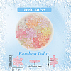 50Pcs Transparent Crackle Acrylic Beads OACR-SP0002-07-2