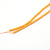 Non-magnetic Synthetic Hematite Beads Strands G-WH0018-01B-1