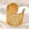 304 Stainless Steel Cuff Bangles for Women BJEW-Z096-06G-2