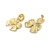 304 Stainless Steel Bowknot Stud Earrings for Women EJEW-U020-02G-2