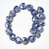 Natural Blue Spot Jasper Beads Strands G-S357-E01-06-2