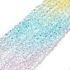 Transparent Glass Bead Strands LS-GLAA-H023-02H-2