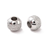 Non-Tarnish Textured 304 Stainless Steel Beads STAS-P306-01A-P-3