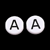 Opaque Acrylic European Beads AC-CBA3BDD-01A-1
