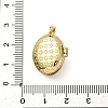 Brass Micro Pave Cubic Zirconia Locket Pendants KK-F912-02G-4