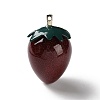 Alloy Resin Big Pendants RESI-S022-01A-2