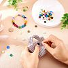 80Pcs 2-Hole Porcelain Buttons PORC-PJ0001-02C-6