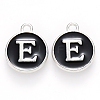 Platinum Plated Alloy Charms LS-ENAM-S118-02E-P-1