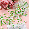 240Pcs 8 Colors ABS Plastic Imitation Pearl Pendants PALLOY-CA00026-4