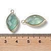 Natural Green Fluorite Pendants G-B009-01G-V-3