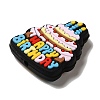 Birthday Theme Silicone Beads SIL-S006-03B-2