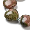 Natural Unakite Beads Strands G-C150-A14-01-3