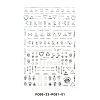 Laser Hot Stamping Nail Art Stickers Decals MRMJ-R088-33-R081-01-2