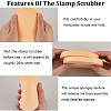 4Pcs 2 Colors PVA Sponge Makeup Powder Puff MRMJ-GF0001-64A-5