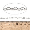 304 Stainless Steel Heart Link Chains CHS-L033-06P-2