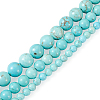 Cheriswelry 3 Strand 3 Size Natural Howlite Beads Strands G-CW0001-03-10