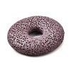 Natural Lava Rock Disc Big Pendants G-M203-M-01-3