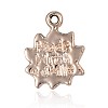 Nickel Free & Lead Free Alloy Charms PALLOY-J589-31G-FF-2