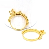 Zinc Alloy Open Back Bezel Pendants(rotatable) PALLOY-WH0076-82G-RS-1