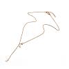 Moon Star Iron Lariat Necklaces for Women FS-WGAA6DB-01-2