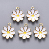 Alloy Enamel Pendants X-ENAM-S121-116B-2