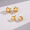 Alloy Column Stud Earrings JE1010A-2