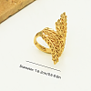 Brass Cuff Open Rings for Women NC6029-4