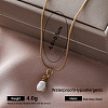 Vintage 304 Stainless Steel Light Bulb Pendant Necklaces for Women HM0119-4-1